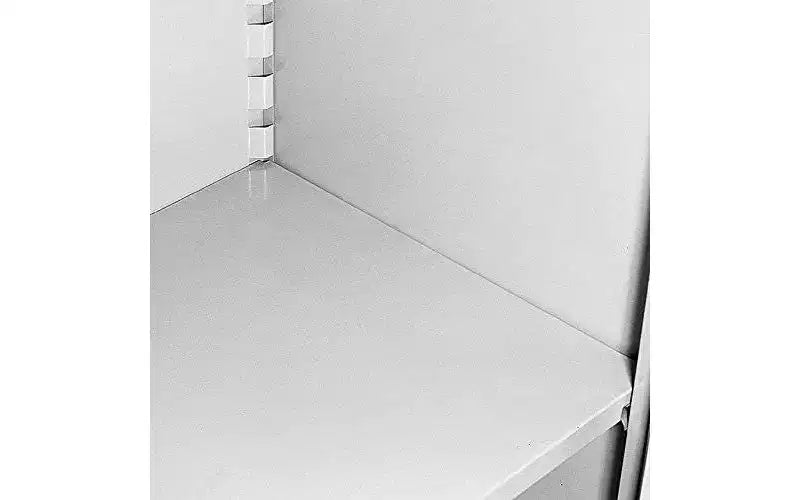 Armadietto portaoggetti autoportante in acciaio 91 cm L x 46 cm P x 183 cm A – Grigio