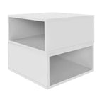 Confezione da 2 cubi contenitori impilabili Cubo con design a incastro