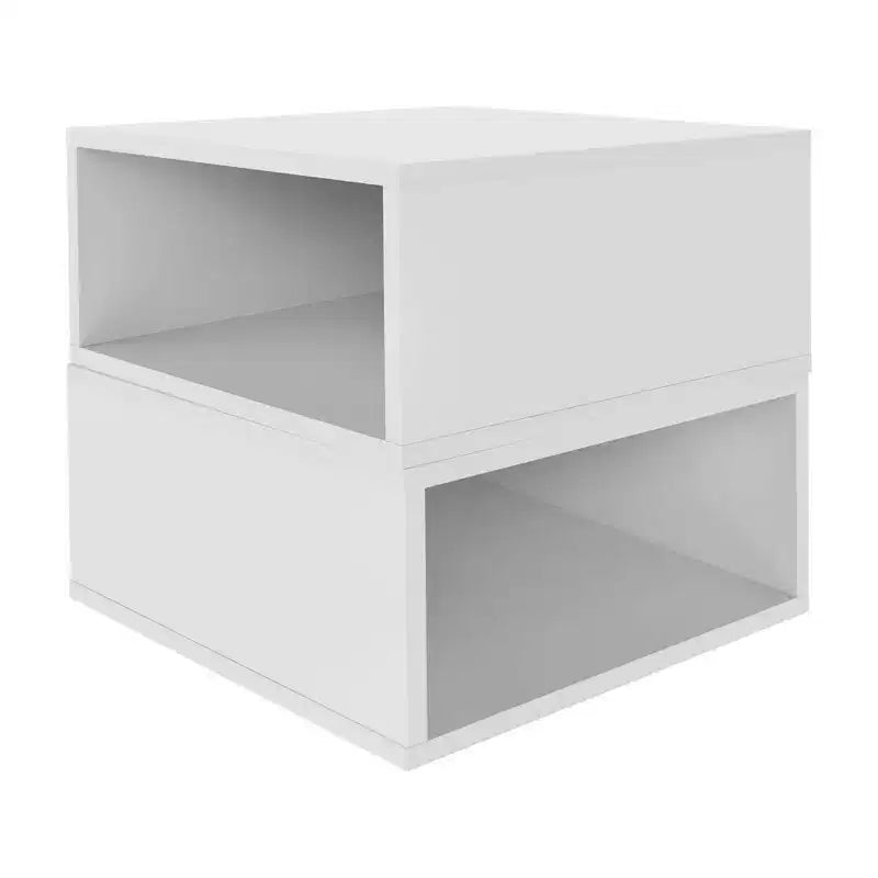 Confezione da 2 cubi contenitori impilabili Cubo con design a incastro