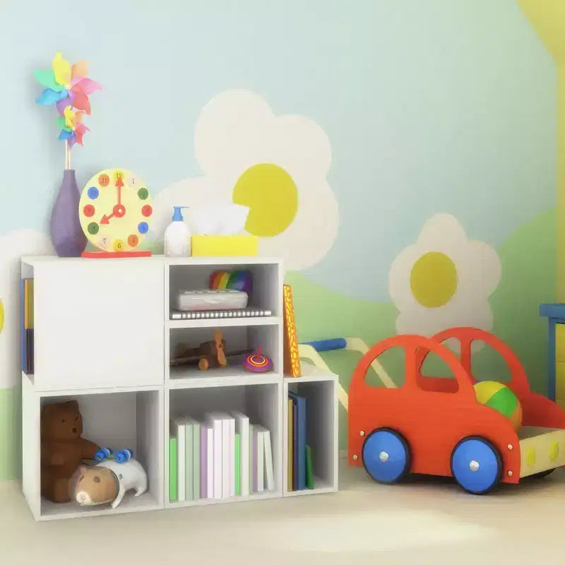 Confezione da 2 cubi contenitori impilabili Cubo con design a incastro