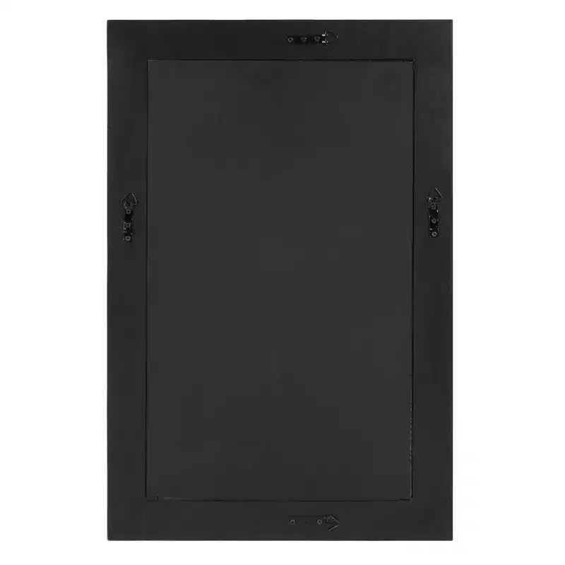 Specchio da parete rettangolare bisellato da 24" con cornice intarsiata in corno