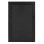 Specchio da parete rettangolare bisellato da 24" con cornice intarsiata in corno