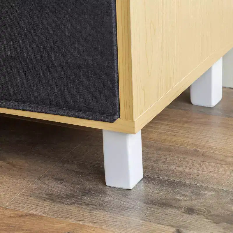 Humble Crew Kids' Toddler BookNook Legno: Struttura in MDF, Componenti in Acciaio, 2 Ripiani, 2 Cassetti, Set da 5 Pezzi