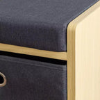 Humble Crew Kids' Toddler BookNook Legno: Struttura in MDF, Componenti in Acciaio, 2 Ripiani, 2 Cassetti, Set da 5 Pezzi