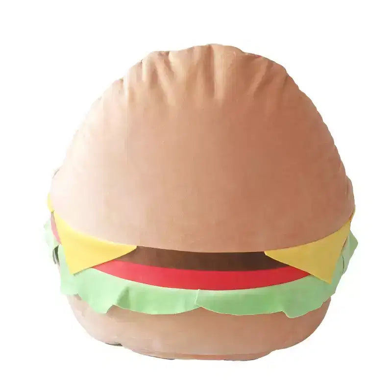 Poltrona sacco morbida per bambini a forma di cheeseburger, 76 cm di larghezza