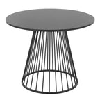 LumiSource Canary MDF Dining Table Black Metal/Black