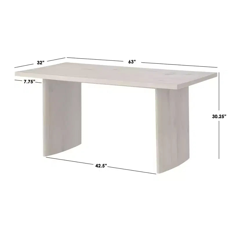 Set da pranzo moderno rettangolare da 7 pezzi – Tavolo da 160 cm e 6 sedie imbottite, rovere chiaro e beige