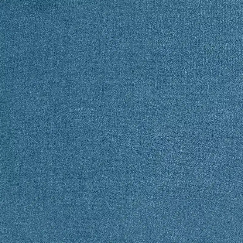 Poltrona d'accento imbottita trapuntata – Velluto blu con braccioli arrotolati