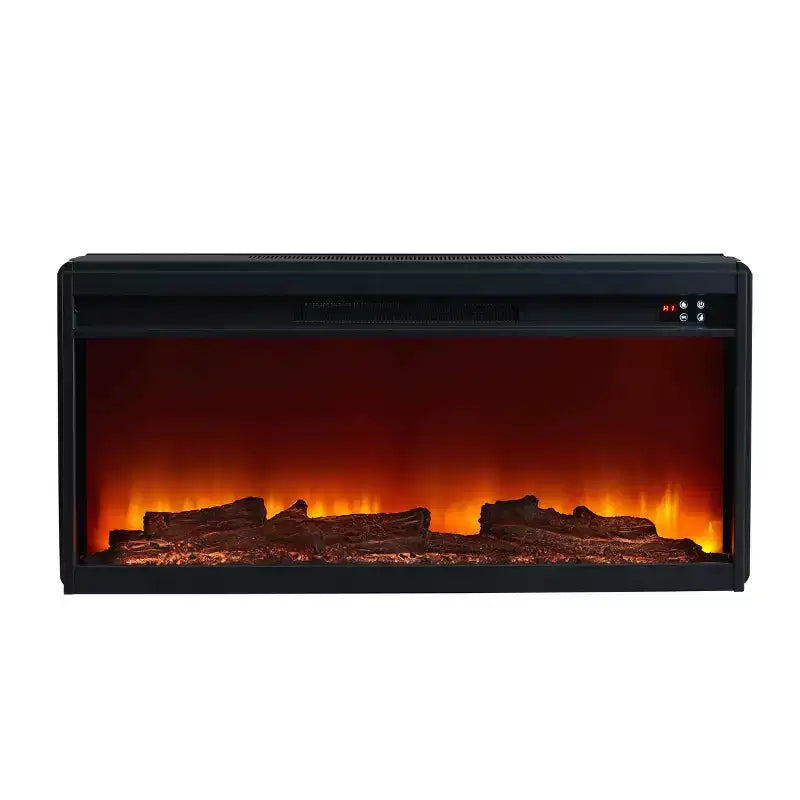 Mobile TV da 70" stile rustico con camino elettrico – Adatto per TV fino a 80", verde