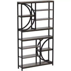 LITTLE TREE 195 cm di altezza Libreria Etagere a 8 ripiani con mensola aperta Marrone