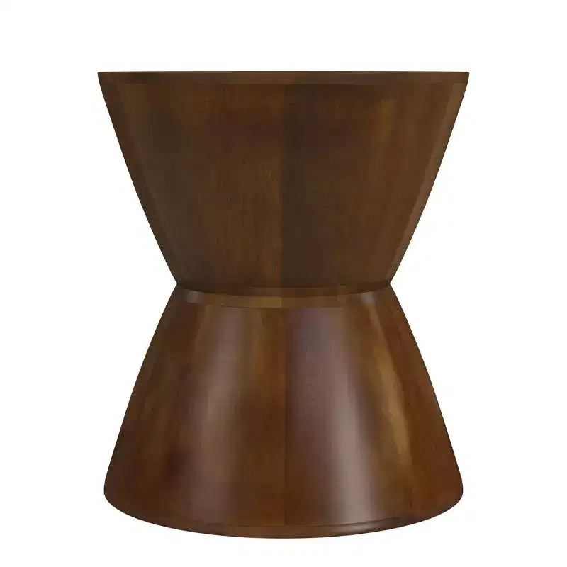 Tavolino HomePop in legno di mango, noce