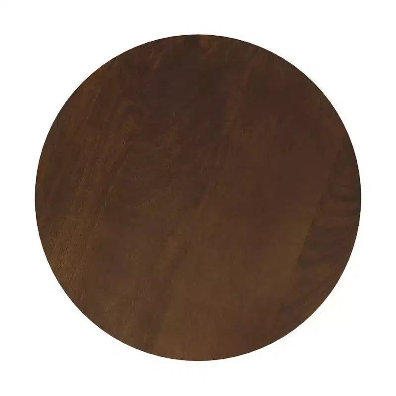 Tavolino HomePop in legno di mango, noce