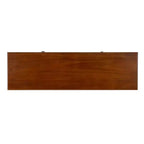 Consolle da 48" – Legno di acacia color nocciola, 2 cassetti, ripiano a giorno