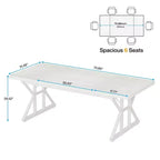 Tavolo da conferenza da 180 cm per 6 persone – MDF e metallo, 180 cm L x 80 cm P