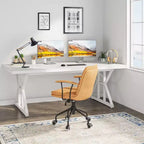 Tavolo da conferenza da 180 cm per 6 persone – MDF e metallo, 180 cm L x 80 cm P