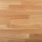 Carrello da cucina con 2 ante e 1 ripiano – Bianco e piano in legno naturale