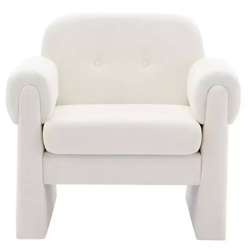 Poltrona Accent Imbottita Nuvola Soffice – Poltrona in Velluto per Camera da Letto e Soggiorno