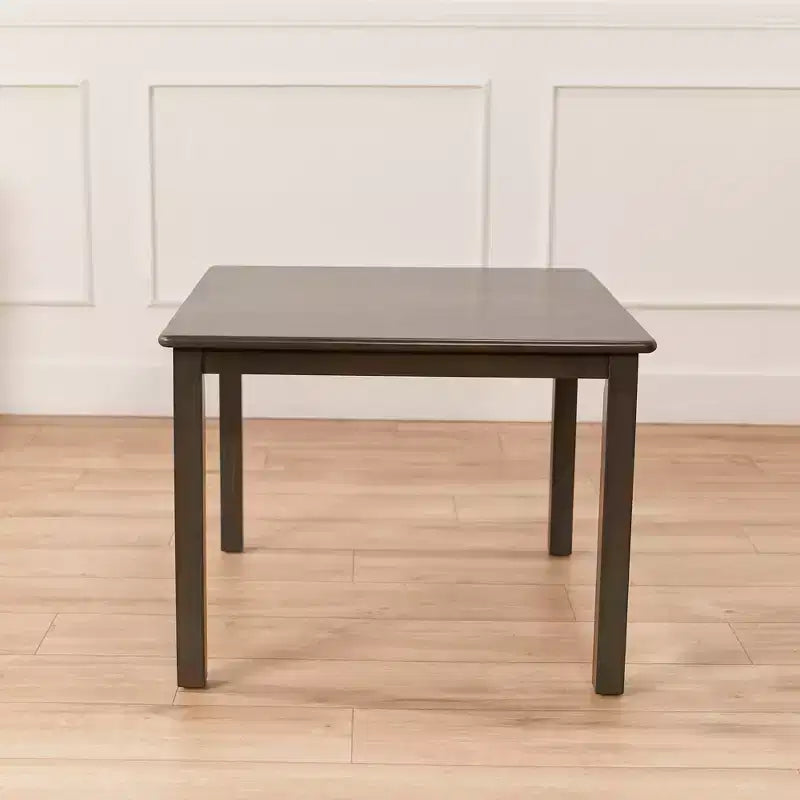 Tavolo per attività per bambini quadrato in legno massello 30" x 30" – Gambe da 22"