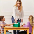 Tavolo per attività per bambini quadrato in legno massello 30" x 30" – Gambe da 22"