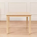 Tavolo per attività per bambini quadrato in legno massello 30" x 30" – Gambe da 22"