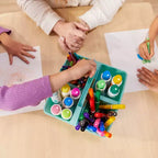 Tavolo per attività per bambini quadrato in legno massello 30" x 30" – Gambe da 22"