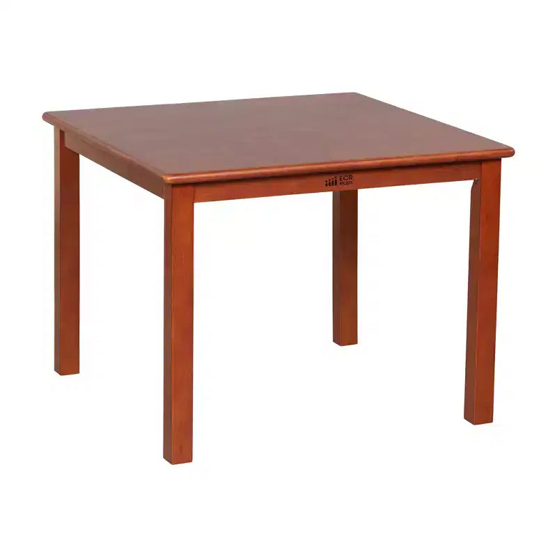 Tavolo per attività per bambini quadrato in legno massello 30" x 30" – Gambe da 22"