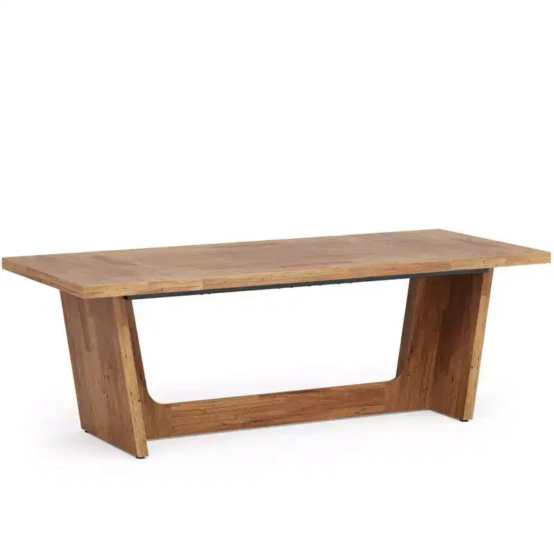 Scrivania direzionale da 70,87" con piedistallo in legno massello – Portata 150 kg