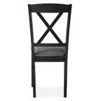 Set da Pranzo 5 Pezzi con Tavolo e 4 Sedie Imbottite – Struttura in Legno