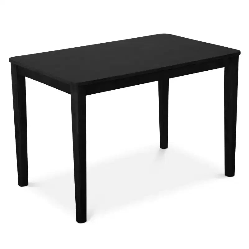 Set da Pranzo 5 Pezzi con Tavolo e 4 Sedie Imbottite – Struttura in Legno