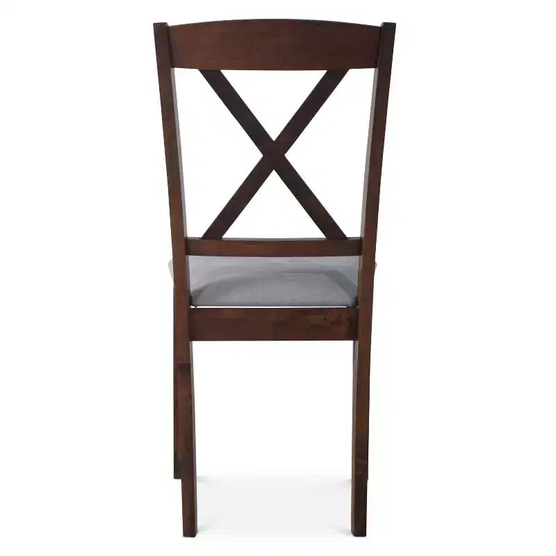 Set da Pranzo 5 Pezzi con Tavolo e 4 Sedie Imbottite – Struttura in Legno