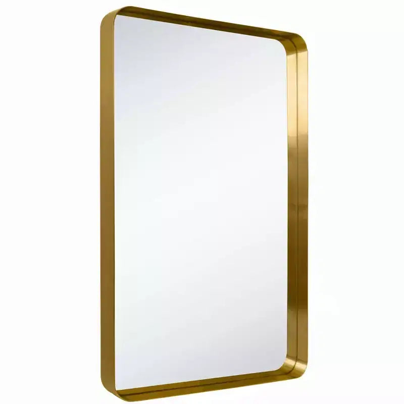 Specchio da bagno rettangolare 24"x36" in acciaio inox con cornice girevole