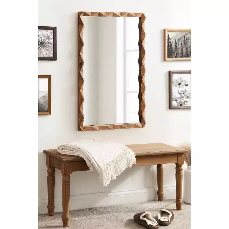 Specchio da parete rettangolare incorniciato 24x36