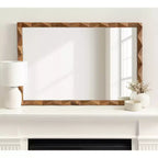Specchio da parete rettangolare incorniciato 24x36