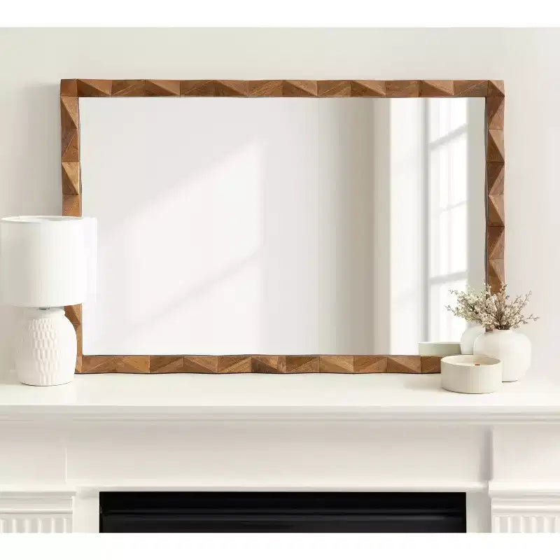 Specchio da parete rettangolare incorniciato 24x36
