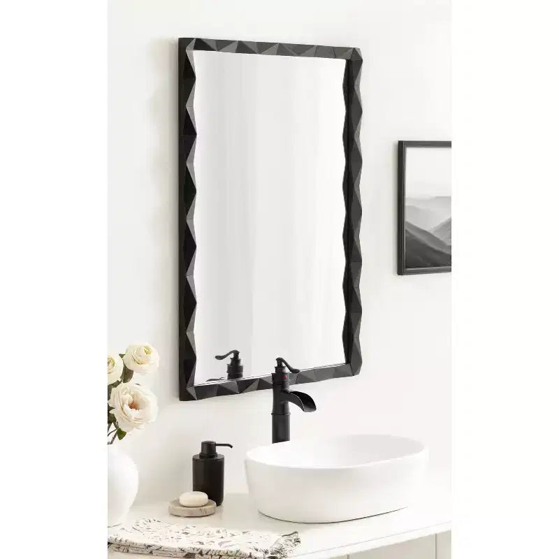 Specchio da parete rettangolare incorniciato 24x36