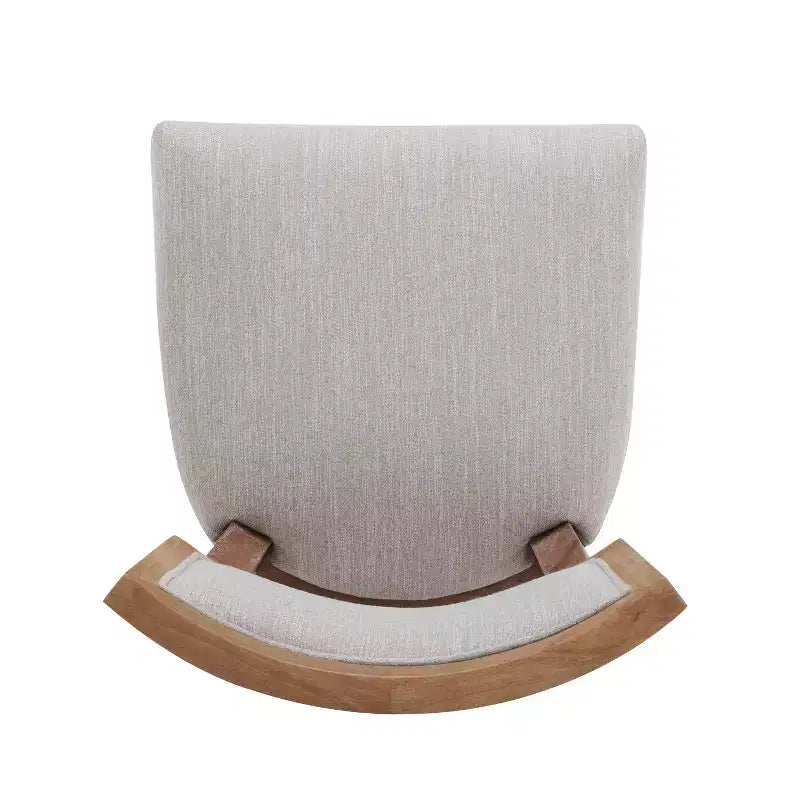 Sgabello da bancone imbottito da 67,3 cm con struttura in legno di Hevea – Set da 2