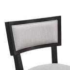 Sgabello da bancone imbottito da 67,3 cm con struttura in legno di Hevea – Set da 2