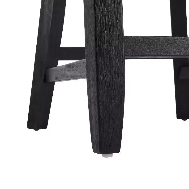 Sgabello da bancone imbottito da 67,3 cm con struttura in legno di Hevea – Set da 2