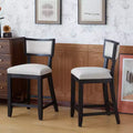 Christopher Knight Home Wina 26.5 Rubberwood Upholstered Counter Stool, Set of 2