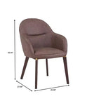 Sedia da pranzo Barrel Back – Rivestimento in pelle o velluto, gambe in ferro verniciato a polvere