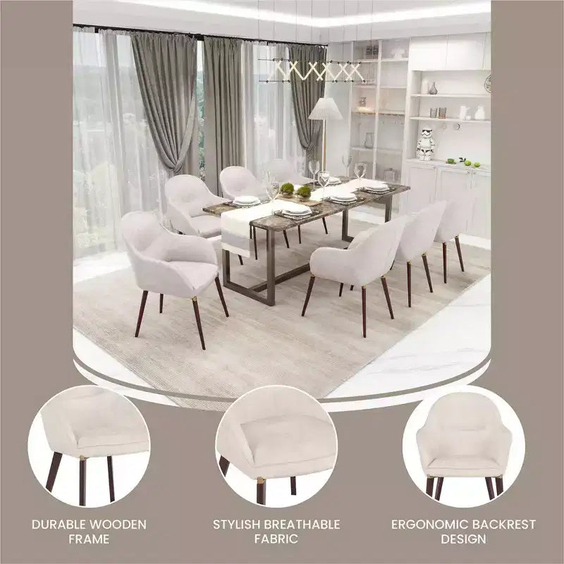 Sedia da pranzo Barrel Back – Rivestimento in pelle o velluto, gambe in ferro verniciato a polvere