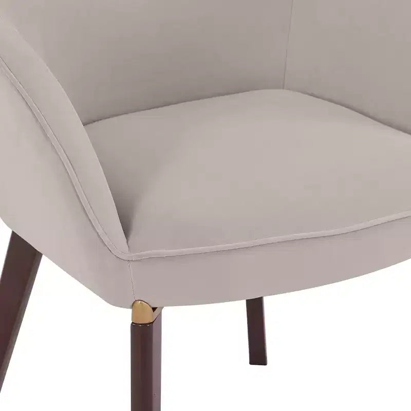 Sedia da pranzo Barrel Back – Rivestimento in pelle o velluto, gambe in ferro verniciato a polvere