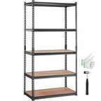 5-Tier Adjustable Heavy Duty Metal Shelving Unit 2000 lbs Capacity Chrome Wire Organizer for Garage