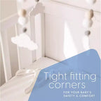 Materasso in memory foam fronte/retro per culla e lettino con rivestimento in cotone