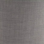 Sgabello da bancone tradizionale girevole da 26" – Rivestimento grigio cenere, finitura rovere, borchie decorative