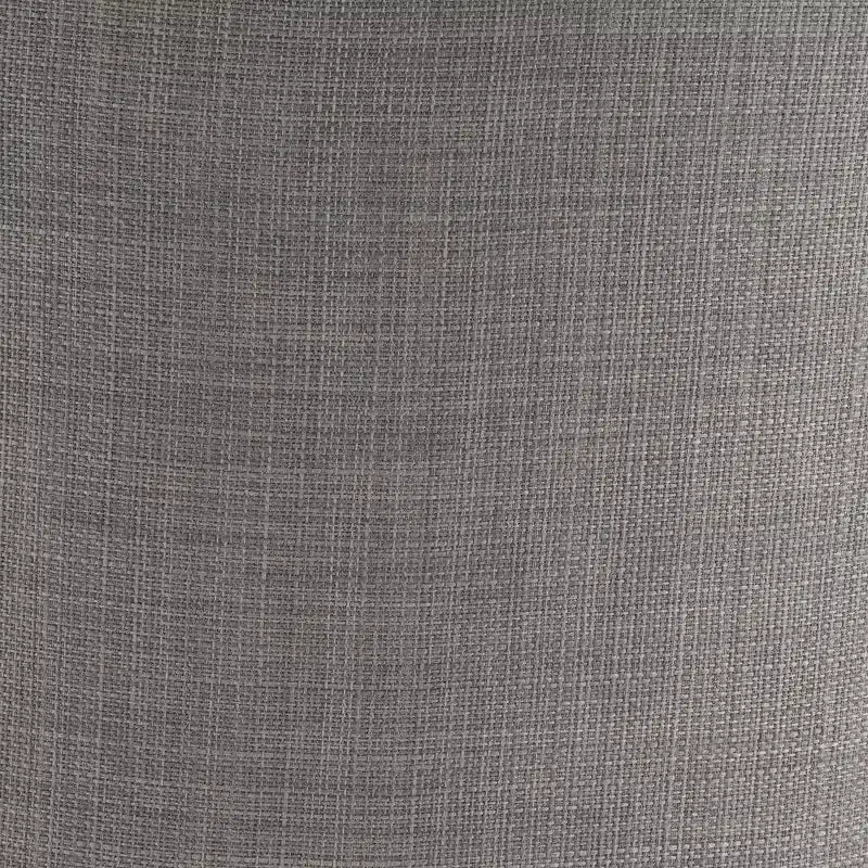 Sgabello da bancone tradizionale girevole da 26" – Rivestimento grigio cenere, finitura rovere, borchie decorative