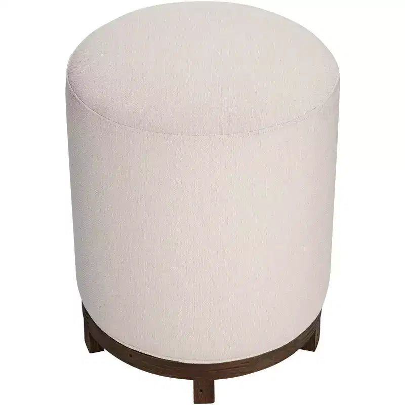 55 Downing Street Daniel Wood Sgabello da Bar Girevole Marrone 25 1/2 Alto Moderno Zeus Pearl Imbottitura per Isola Cucina Altezza Bancone Casa