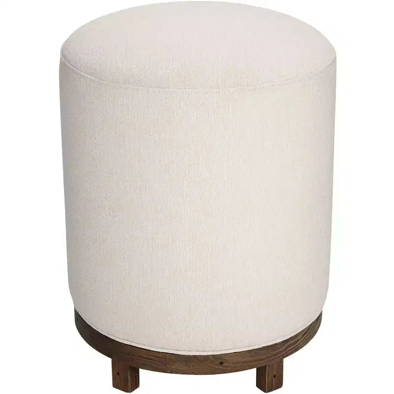 55 Downing Street Daniel Wood Sgabello da Bar Girevole Marrone 25 1/2 Alto Moderno Zeus Pearl Imbottitura per Isola Cucina Altezza Bancone Casa