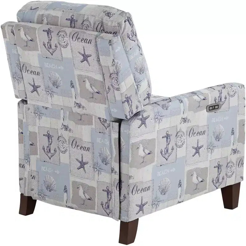Poltrona Reclinabile Kensington Hill Gulls Point Sky 27 1/2 Wide Blue 3 Vie Elettrica