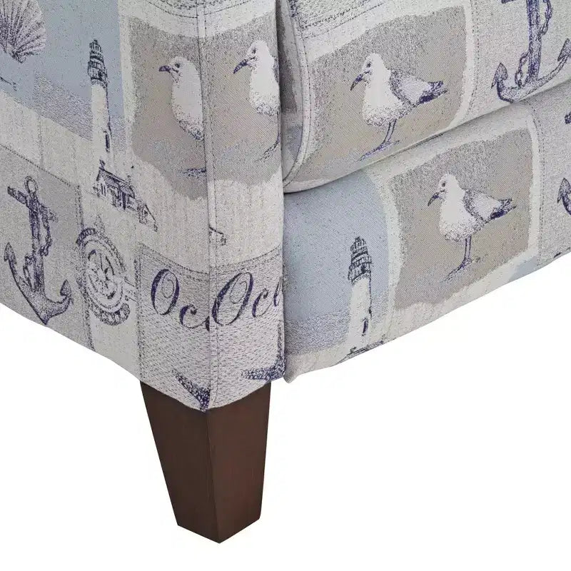 Poltrona Reclinabile Kensington Hill Gulls Point Sky 27 1/2 Wide Blue 3 Vie Elettrica